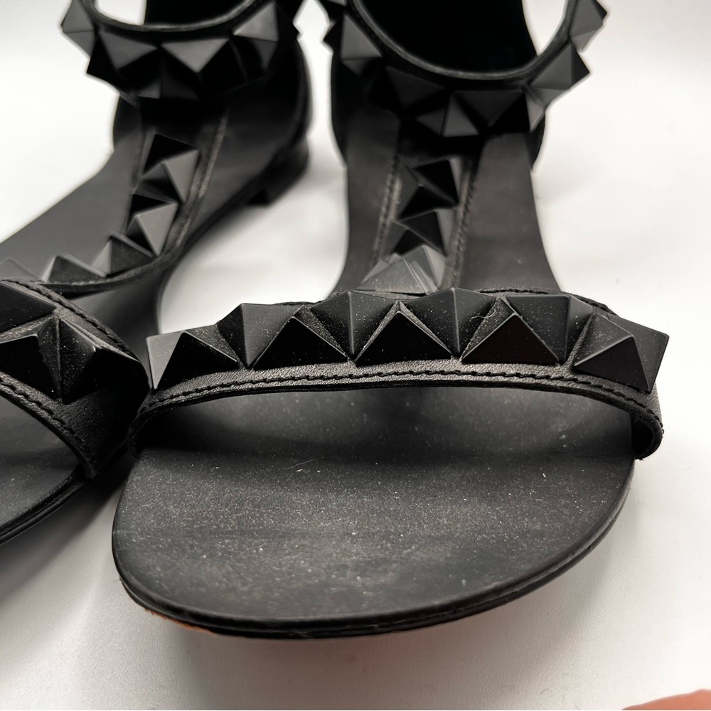 ASH BLACK LEATHER SANDALS - Picture 3 of 13